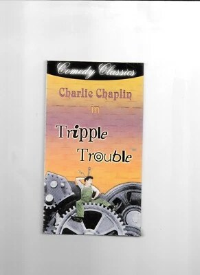 Charlie Chaplin Triple Trouble VHS, Vintage - Image 1 of 2