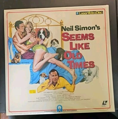 Neil Simons Seems Like Old Times Laserdisc LD SEALED Columbia Chevy Chase Goldie - Image 1 of 3