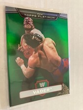 2010 TOPPS platinum WWE Vader green 499 made WRESTLING CARD see scan