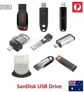 SanDisk USB Flashdrive Ultra Fair Fit CZ48 16GB 32GB 64GB 128GB 256GB 512GB - Picture 1 of 13