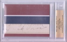 2003-04 Ultimate Memorabilia Bleu,Blanc et Rouge Paper cuts Dick Irvin 1/1 10035