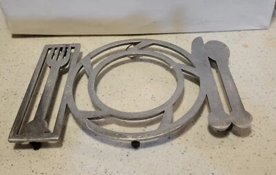 Soporte para olla caliente trivet de metal Foto 1 de 4