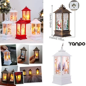 Luz LED Navidad Claus Hogar Alce Decoración Linterna Vintage Navidad Santa Fiesta ED - Imagen 1 de 24