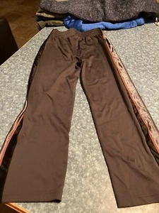 BOYS PANTS SZ 7/ 8  brown & orange  camo 23 INSEAM  1X1962 - Picture 1 of 4