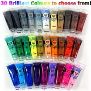 100ml Acrylic Paint Tubes Student Artist Quality Ass. Colours Glitter Art Paints - Picture 1 of 46