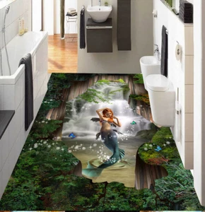 3D Dreamy Forest Lake 8 Floor WallPaper Murals Wall Print Decal AJ WALL CA Lemon - Picture 1 of 6