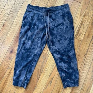 Lululemon Women's Ready To Rulu Jogger Crop in Diamond Dye Lunar Rock Size 16 - Picture 1 of 6