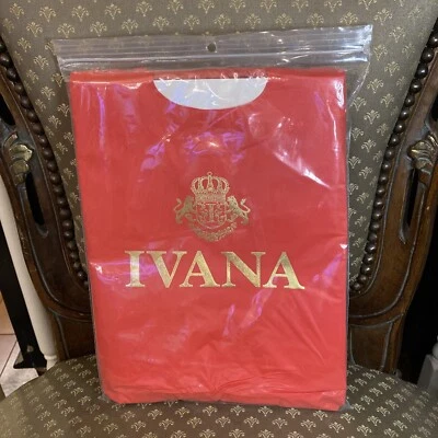 Винтажная большая красная сумка для одежды IVANA TRUMP 40 дюймов НОВАЯ - Изображение 1 из 4