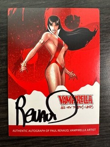 VAMPIRELLA AUTOGRAPH Artist Paul Renaud  Insert  V2A-PR-C 2012 Dynamite    -33