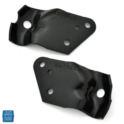 1970-1972 Chevrolet Camaro 1970-1973 Camaro RS Front Outer Bumper Brackets Pair - Image 1 of 2