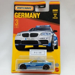 Matchbox MBX BMW M5 Police 3/12 Mattel Metal 2021 - Picture 1 of 3