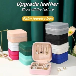 Jewellery box organiser, Gift Storage, Material Leather, Stylish Jewellery Case - Picture 1 of 51