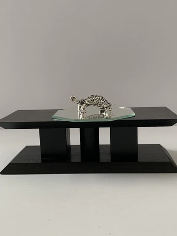 Solid Silver 800 Italian Handmade Filigree Tortoise Cover