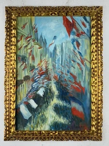 Claude Monet (Handmade) Oil On Canvas Painting signed and stamped - Picture 1 of 7