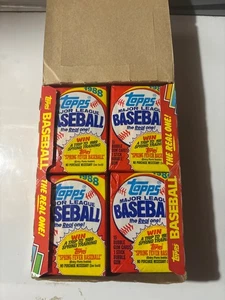 Topps 1988 ¡Béisbol The Real One! TARJETAS DE CHICLE Y CAJA DE CHICLES 36 - Imagen 1 de 2