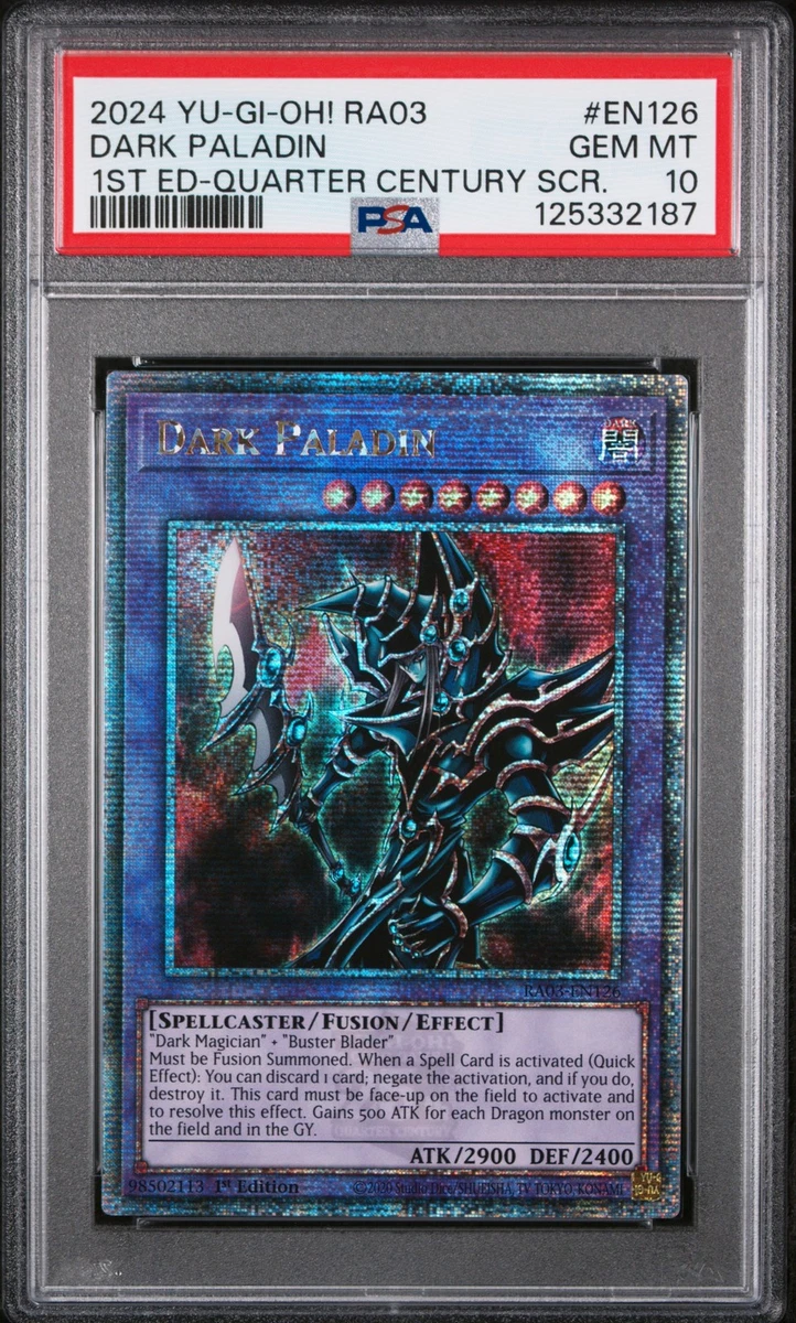 Dark Paladin Yu-Gi-Oh! TCG Professional Sports Authenticator (PSA