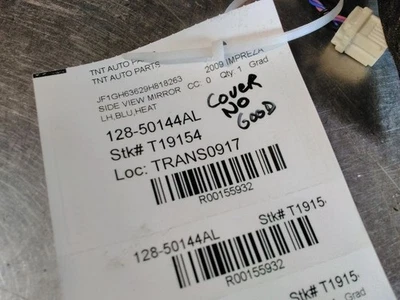 Espejo retrovisor lateral del conductor eléctrico turbo térmico compatible con 08-14 IMPREZA 155932 Foto 1 de 4