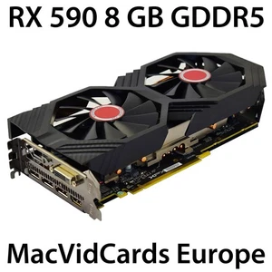 MacVidCards AMD Radeon RX590 8 GB GDDR5 for Apple Mac Pro with EFI BOOT SCREEN - Picture 1 of 1