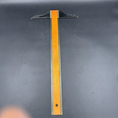 Vintage Dietzgen T Square Architectural Drafting Engineering 24" 12077-24 Globe - Image 1 of 4