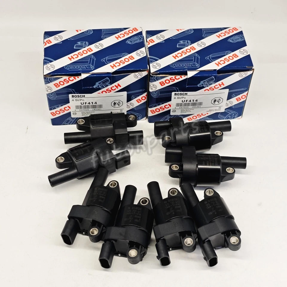 8X Ignition Coils Bosch for Buick Allure Chevrolet Silverado 1500 Tahoe Cadillac - Image 1 of 4