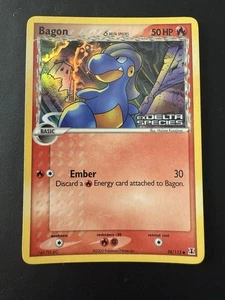 Pokemon TCG Delta Species Bagon 58/113 Stamped Reverse Holo Near Mint - Picture 1 of 19