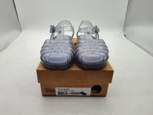 Mini Melissa-Mini Posse-Jelly Sandals-Lilac/Purple-Little Girl Size 8-NICE-W/BOX - Picture 1 of 13