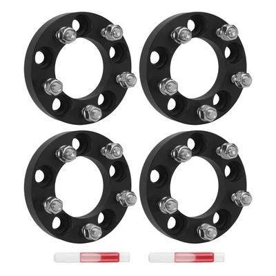 (4) 1 inch 5x4.5" 5 Lug Wheel Spacers 82.5mm 1/2"x20 For 2005-2007 Ford Mustang Foto 1 de 4