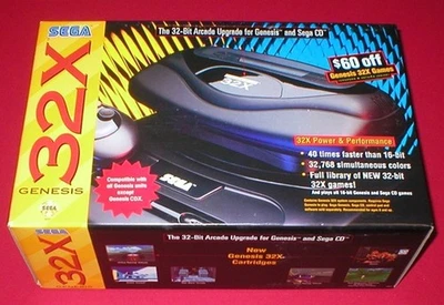 Sega 32X System for the Sega Genesis System 1 & 2 Console NEW IN BOX - Image 1 of 4
