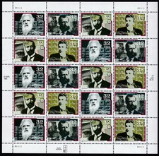 US Stamps #3061 - Commo. Pioneers - pane of 20 - 32 cent - 1996 -MNH -  F759