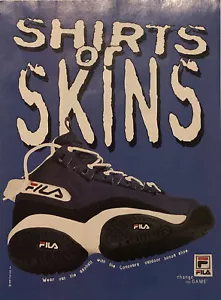 1996 FILA Concours Outdoor Basketball Shoes PRINT AD Shirts Or Skins VTG 1990s - Picture 1 of 5