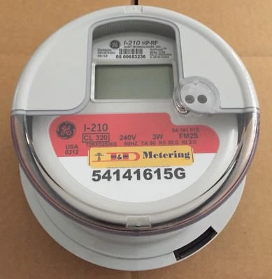 GENERAL ELECTRIC (GE) - WATTHOUR METER (KWH), MODEL I-210, 240 VOLTS, 320A, FM2S