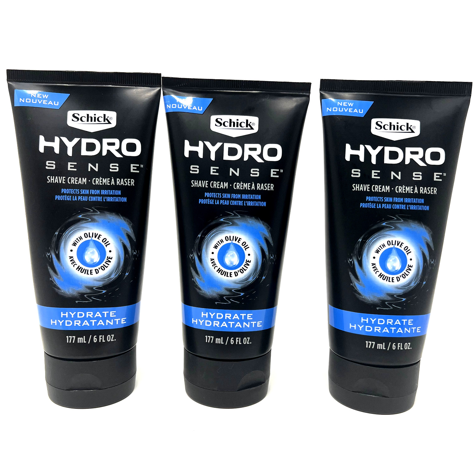 Schick Hydro Sense Hydrate Shave Cream with Olive Oil 6 oz. (2 