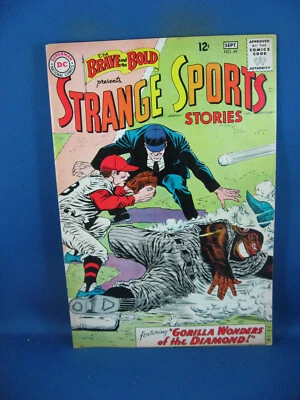 BRAVE AND THE BOLD 49 F VF STRANGE SPORTS STORIES DC 1963 - Image 1 of 2