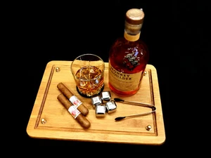 DRINK CHILL CUBES STAINLESS STEEL WHISKEY STONES & TONG SET - MENS GIFT BOX SET - Picture 1 of 12