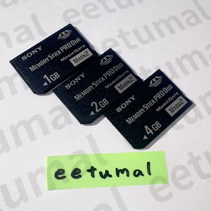 SONY 8GB 4GB 2GB 1GB Memory Stick Pro Duo MS Card For Sony Camera Recorder PSP - Picture 1 of 8