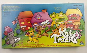RARO juego de mesa de colección Kat Tracks 1988 Educational Insights años 80 ¡EXTRA gatitos! - Imagen 1 de 9