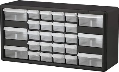 26 Drawer Heavy Duty Plastic Storage Cabinet Organizer for Garage and Home - Image 1 of 4