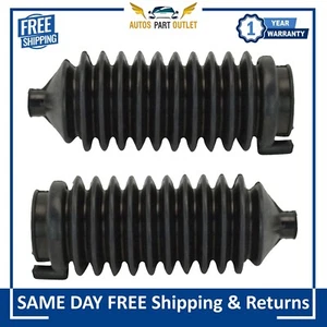 Rack Pinion Inner Tie Rod Steering Bellow Boot LH RH Pair For 1981-2012 Chevy - Picture 1 of 6
