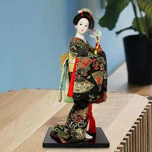 12 Zoll japanische Geisha Figur Puppe Tischplatte Ornament asiatische Kabuki Figur für - Bild 1 von 6