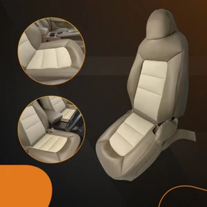 Front 2x top & 2x bottom Seat Covers For Ford Expedition Eddie Bauer 03-06 - Picture 1 of 7