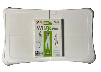 Nintendo Wii Fit Balance Board With Wii Fit Plus Video Game, Workout Health - Image 1 of 4