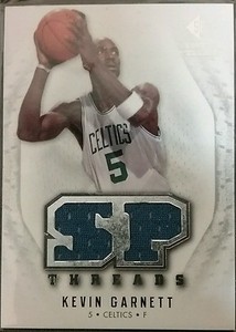 2008-09 SP Rookie Threads SP Threads KEVIN GARNETT Dual Patches