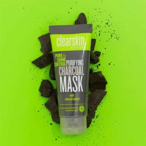 3x Avon Clearskin Pore & Shine Control Charcoal Gesichtsmaske, 75ml | 3er Pack  - Bild 1 von 4