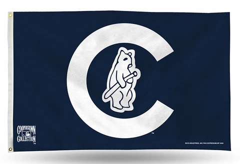 3x5 outdoor Flag - MLB Baseball - Chicago Cubs -1914 Cooperstown Cover