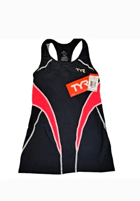 Tankini de rendimiento TYR rojo y negro talla pequeña  Foto 1 de 4