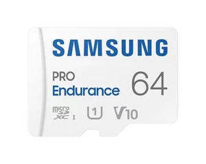 SAMSUNG PRO Endurance microSDXC UHS-I Flash Memory Card 64 GB SS-MSDXC-PE-64GB - Picture 1 of 1