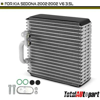 Núcleo do evaporador AC de alumínio com placa de pressão para Kia Sedona 2002 traseira - Imagem 1 de 4