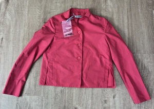Chaqueta Corta Jil Sander Raf Simons Rosa Caliente Bolsillos Forrados Talla 38 - Imagen 1 de 7