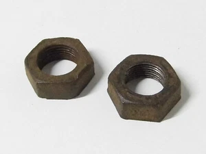 Triumph Tiger Cub W1000 Rear Wheel Spindle Nuts Secondhand ' - Picture 1 of 4