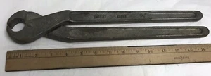 VINTAGE HAND 3/4" CRIMPER TOOL ELECTRIC CONDUIT DURO No. 681 - Picture 1 of 9
